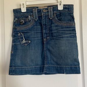 Vintage denim skirt